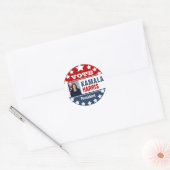 Kamala Harris Campaign Classic Round Sticker (Envelop)