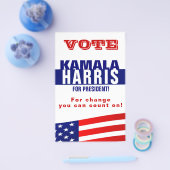 Kamala Harris Campaign Politieke Sjabloon Flyer (Enkel)