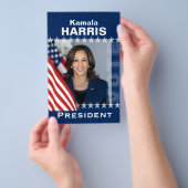 Kamala Harris Campaign Sjabloon Flyer (Hand)