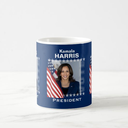 Kamala Harris Campaign Sjabloon Koffiemok (Center)
