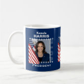 Kamala Harris Campaign Sjabloon Koffiemok (Links)