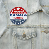 Kamala Harris Campaign Sjabloon Naamplaatje (In situ)