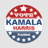Kamala Harris Campaign Sjabloon Naamplaatje (Voorkant)