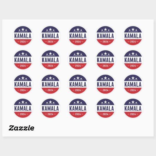 Kamala Harris Campaign T-shirt Sticker (Vel)