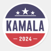 Kamala Harris Campaign T-shirt Sticker (Voorkant)