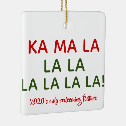 Kamala (Harris) Carol Ceramic Ornament (Rechts)