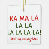 Kamala (Harris) Carol Ceramic Ornament (Links)