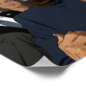 Kamala Harris Cartoon Poster (Hoek)