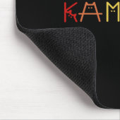 Kamala Harris Cat belettering Positief Grappig Muismat (Hoek)