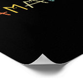 Kamala Harris Cat belettering Positief Grappig Poster (Hoek)