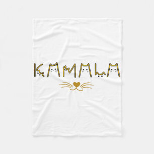 Kamala Harris Cat Dames en Kat Guy Fleece Deken