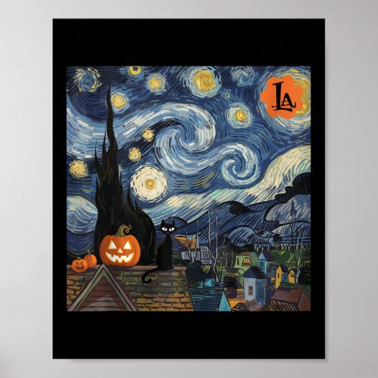 Kamala Harris Cat Dames Halloween La Tanktop Poster (Voorkant)