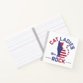 KAMALA HARRIS CAT LADIES ROCK! Notitieboek (Binnen)