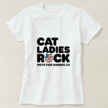 KAMALA HARRIS CAT LADIES ROCK! T-shirt