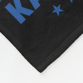 Kamala Harris Cat Lady Funny Fleece Deken (Hoek)