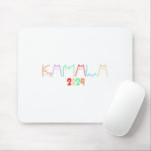 Kamala Harris Cat Lettering Funny Cat Ladies voor  Muismat (Met muis)