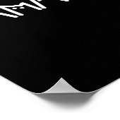 Kamala Harris Cat Lettering Positief Grappig Poster (Hoek)