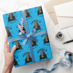 Kamala Harris Christmas Blue Cadeaupapier<br><div class="desc">Kamala Harris Christmas Blue Wrapping Paper</div>