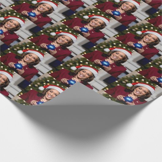 Kamala Harris Christmas Gift Wrap Cadeaupapier (Hoek)