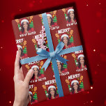 Kamala Harris Christmas Santa Hat Vrolijk 4e Pasen Cadeaupapier<br><div class="desc">Kamala Harris Kerstman Hoed Vrolijk 4e van Pasen Wrapping Paper</div>