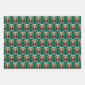 Kamala Harris Christmas Santa Hat Vrolijk 4e Pasen Inpakpapier Vel (Voorkant 2)