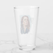 Kamala Harris & Citaat Glas (Achterkant)