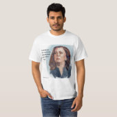 Kamala Harris & citaat T-shirt (Voorkant volledig)