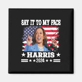 Kamala Harris citaat uit 2024 Magneet (Voorkant)