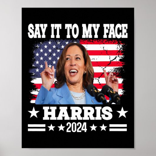 Kamala Harris citaat uit 2024 Poster (Voorkant)