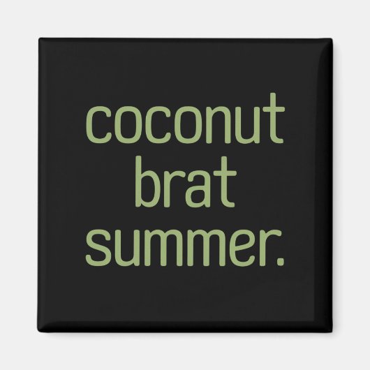 Kamala Harris Coconut Brat Zomer 2024 Magneet (Voorkant)