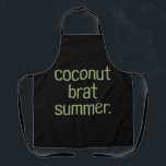 Kamala Harris Coconut Brat Zomer 2024 Schort<br><div class="desc">Kamala Harris Coconut Brat Zomer 2024</div>