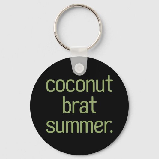 Kamala Harris Coconut Brat Zomer 2024 Sleutelhanger (Voorkant)