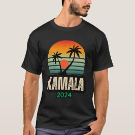 Kamala Harris Coconut Tree 2024 Verkiezingen T-shirt