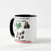 Kamala Harris Coconut Tree Mok (Voorkant links)