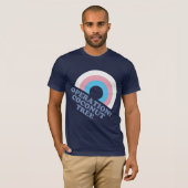 Kamala Harris Coconut Tree Trans Pride Flag T-shirt (Voorkant volledig)