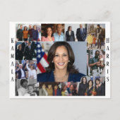 Kamala Harris Collage Briefkaart (Voorkant)