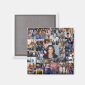 Kamala Harris Collage Fotomagneet Magneet (Voorkant / Achterkant)