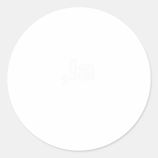 Kamala Harris Comma La Biden Harris 2020 BLM Ronde Sticker (Voorkant)