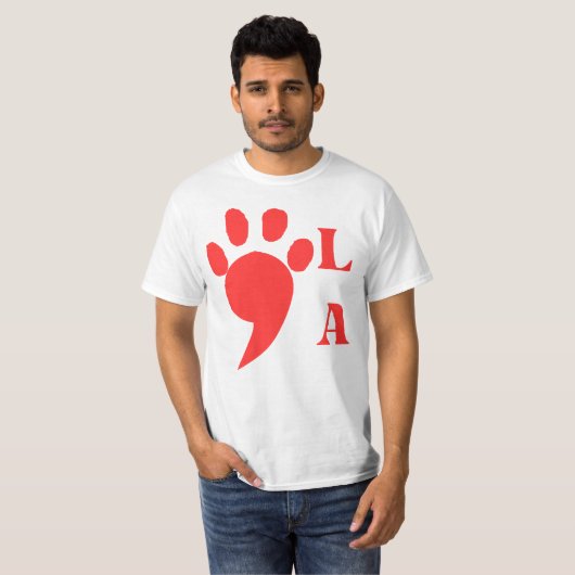 Kamala Harris Comma-la kinderloze kattenvrouwtje p T-shirt (Voorkant volledig)