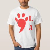 Kamala Harris Comma-la kinderloze kattenvrouwtje p T-shirt (Voorkant)