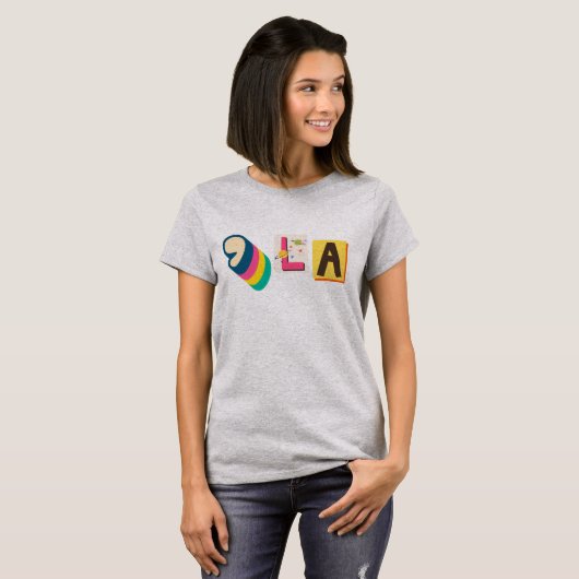 Kamala Harris "Comma-La" T-shirt (Voorkant volledig)