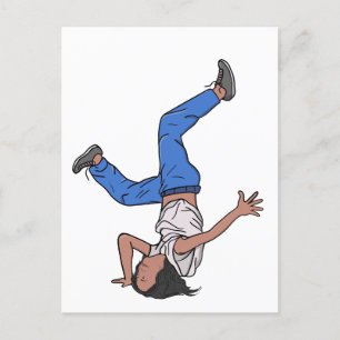 Kamala Harris Cool Breakdancing Briefkaart