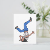 Kamala Harris Cool Breakdancing Briefkaart (Staand voorkant)