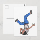 Kamala Harris Cool Breakdancing Briefkaart (Voorkant / Achterkant)
