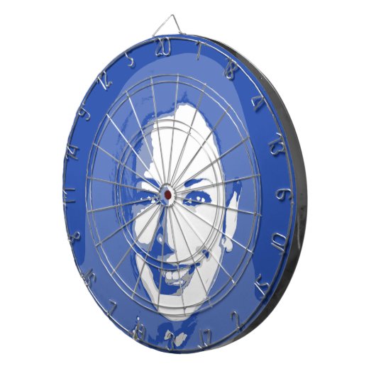 KAMALA HARRIS DARTBORD (Voorkant Rechts)