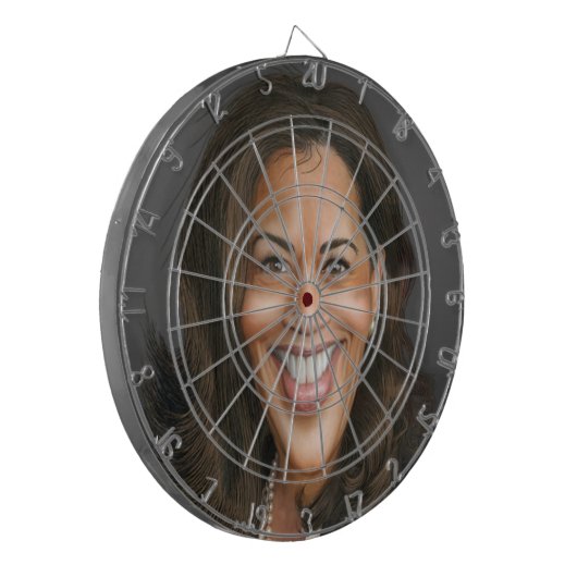 Kamala Harris Dartbord (Voorkant Links)