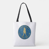 KAMALA HARRIS - "DE EERSTE - MAAR NIET DE LAATSTE" TOTE BAG (Achterkant)