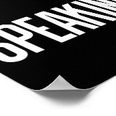 Kamala Harris Debat Quote Poster (Hoek)