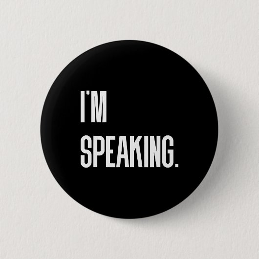 Kamala Harris Debat Quote Ronde Button 5,7 Cm (Voorkant)