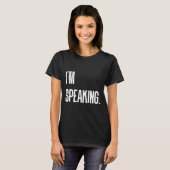 Kamala Harris Debat Quote T-shirt (Voorkant volledig)